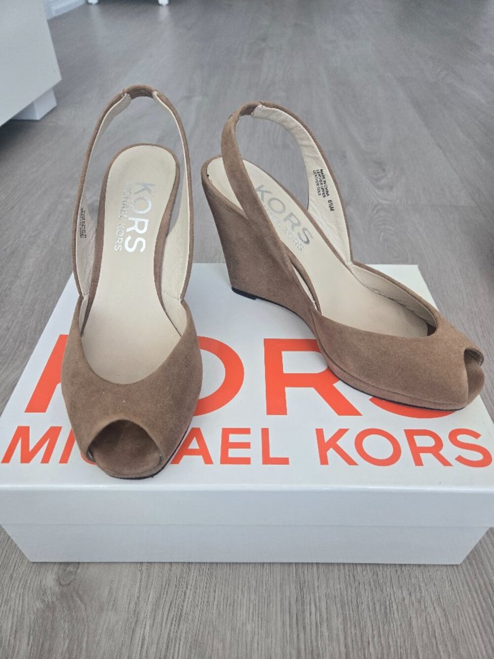 Michael Kors Suede Wedges